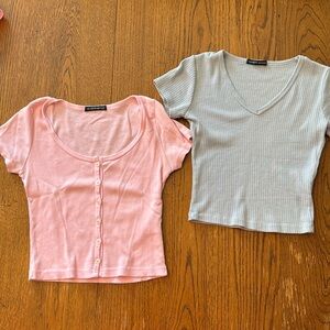 Brandy Melville lot of 2 tops